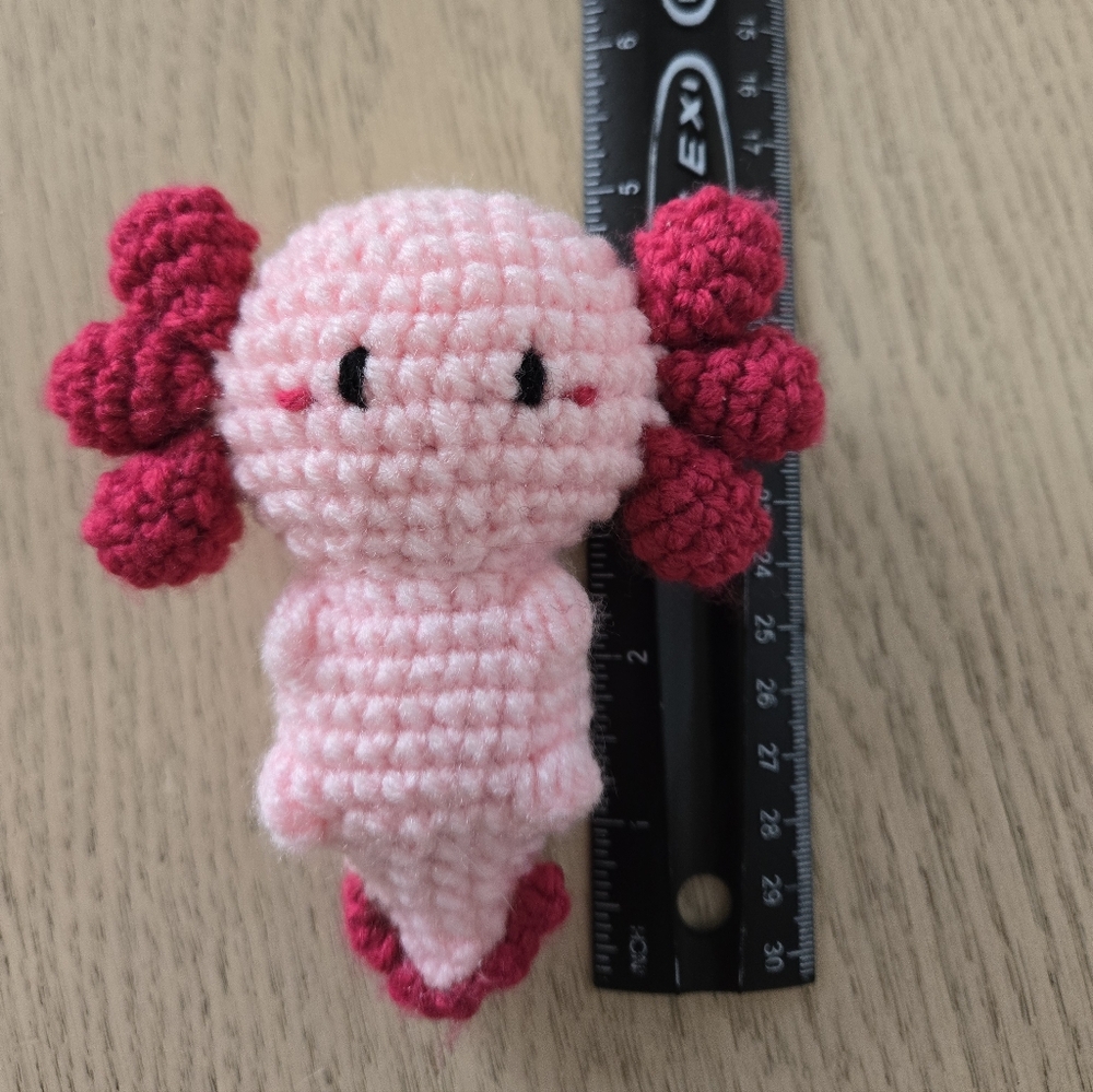 Crochet Axolotl - Picture 2 of 3